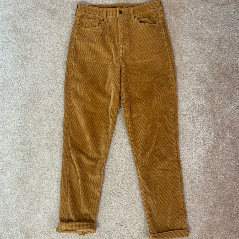 American Eagle Corduroy Mom Jeans